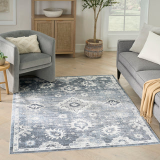 The Rug Corner Nourison Home Astra Machine Washable ASW19 DENIM Area Rugs  