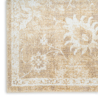 The Rug Corner Nourison Home Nourison Home - Astra Machine Washable Ivory/Gold Area Rug ASW19  