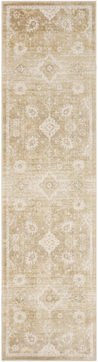 The Rug Corner Nourison Home Nourison Home - Astra Machine Washable Ivory/Gold Area Rug ASW19  