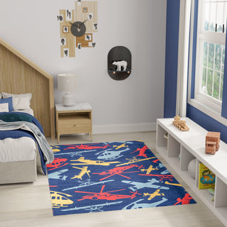 The Rug Corner Nourison Home Imagination IMA06 NAVMT Area Rugs  