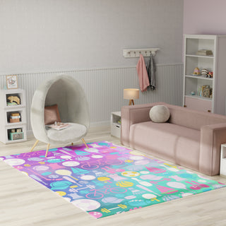 The Rug Corner Nourison Home Imagination IMA07 PURPL Area Rugs  