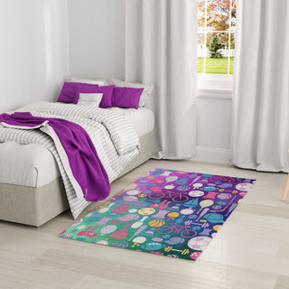 The Rug Corner Nourison Home Imagination IMA07 PURPL Area Rugs  