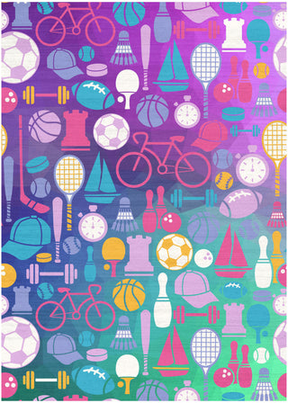 The Rug Corner Nourison Home Imagination IMA07 PURPL Area Rugs  