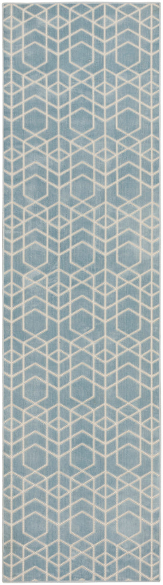 The Rug Corner Nourison Home Nourison Home - Washable Charm Blue/Ivory Area Rug WCH01  