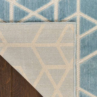 The Rug Corner Nourison Home Nourison Home - Washable Charm Blue/Ivory Area Rug WCH01  
