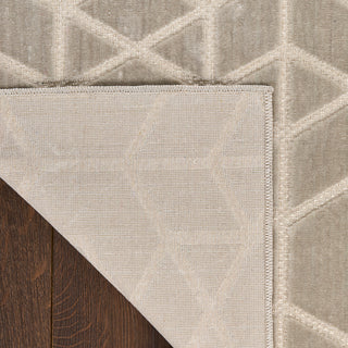 The Rug Corner Nourison Home Nourison Home - WAshable Charm Silver/Ivory Area Rug WCH01  
