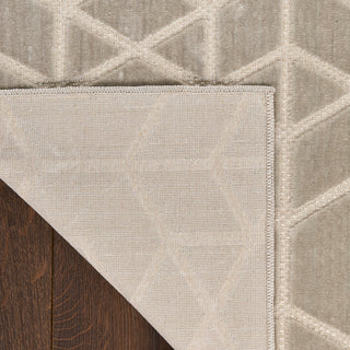 The Rug Corner Nourison Home Nourison Home - WAshable Charm Silver/Ivory Area Rug WCH01  