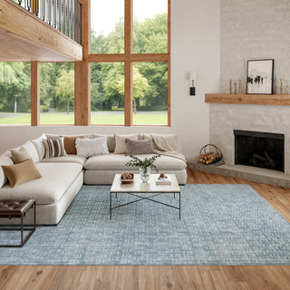 The Rug Corner Nourison Home Washable Charm WCH02 BLUIV Area Rugs  