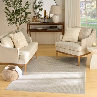 The Rug Corner Nourison Home Washable Charm WCH02 SILIV Area Rugs  