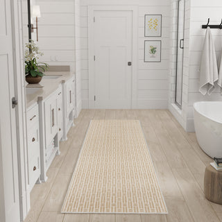 The Rug Corner Nourison Home Nourison Home - WAshable Charm Beige/Ivory Area Rug WCH02  