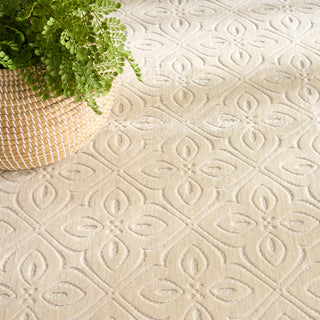The Rug Corner Nourison Home Washable Charm WCH03 IVORY Area Rugs  