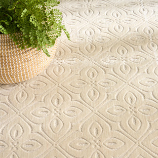 The Rug Corner Nourison Home Washable Charm WCH03 IVORY Area Rugs  