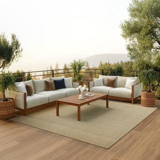 The Rug Corner Nourison Home Tulum TLM01 CREAM Area Rugs  