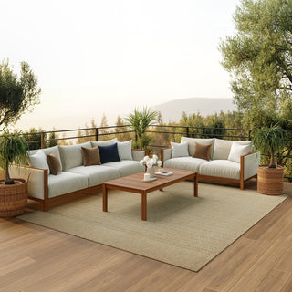 The Rug Corner Nourison Home Tulum TLM01 CREAM Area Rugs  