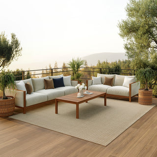 The Rug Corner Nourison Home Tulum TLM02 TAUPE Area Rugs  