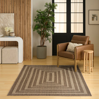 Nourison Home - Tulum Brown Area Rug TLM04