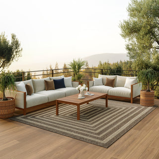 Nourison Home - Tulum Brown Area Rug TLM04