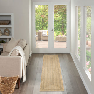 The Rug Corner Nourison Home Nourison Home - Tulum Taupe/Green Area Rug TLM04  