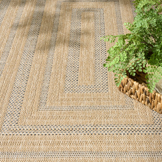 The Rug Corner Nourison Home Nourison Home - Tulum Taupe/Green Area Rug TLM04  