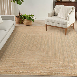 The Rug Corner Nourison Home Nourison Home - Tulum Taupe/Green Area Rug TLM04  