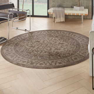 Nourison Home - Tulum Brown Area Rug TLM05