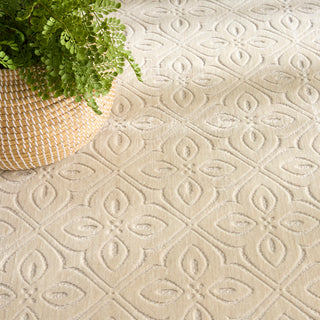 The Rug Corner Nourison Home Washable Charm WCH03 IVORY Area Rugs  