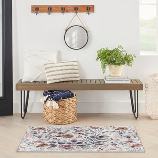 The Rug Corner Nourison Home Nourison Home - Nourison Washables Ivory/Pink Area Rug NWB01  
