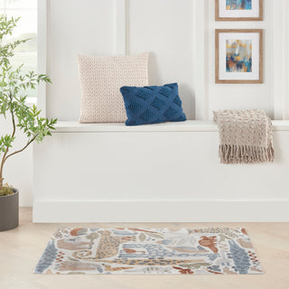 The Rug Corner Nourison Home Astra Machine Washable ASW01 IVORY Area Rugs  