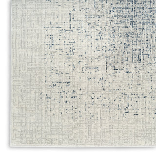 The Rug Corner DKNY Grand Street GRN03 IVBLU Area Rugs  