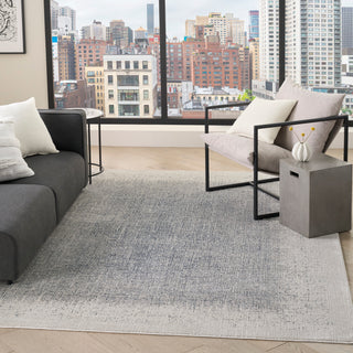 The Rug Corner DKNY Grand Street GRN03 IVBLU Area Rugs  