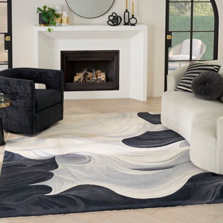 Nourison Home - Prismatic Ivory/Black Area Rug PRS41