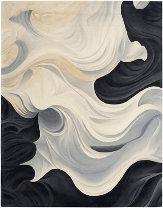 Nourison Home - Prismatic Ivory/Black Area Rug PRS41