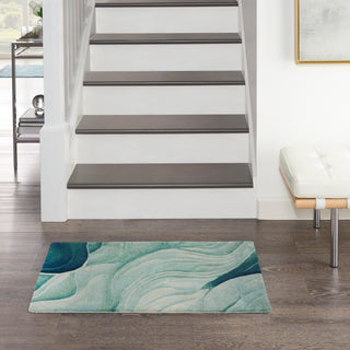 Nourison Home - Prismatic Silver/Green Area Rug PRS42