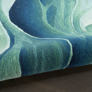 Nourison Home - Prismatic Silver/Green Area Rug PRS42