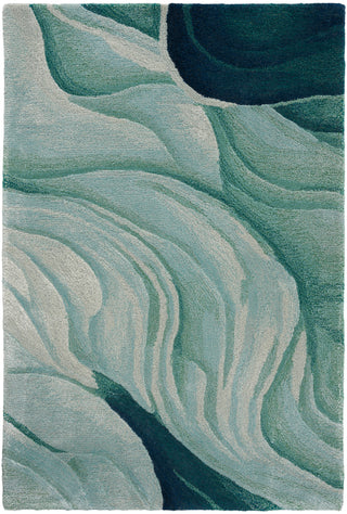 Nourison Home - Prismatic Silver/Green Area Rug PRS42