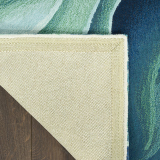 Nourison Home - Prismatic Silver/Green Area Rug PRS42
