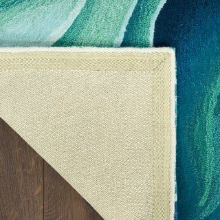 Nourison Home - Prismatic Silver/Green Area Rug PRS42