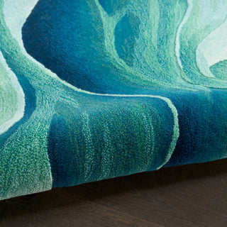 Nourison Home - Prismatic Silver/Green Area Rug PRS42