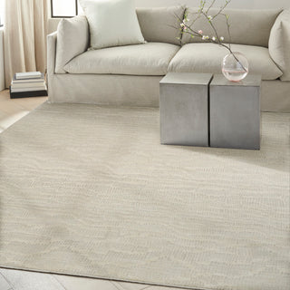 The Rug Corner Calvin Klein Calvin Klein Notes - Ivory/Silver Area Rug NOT01  