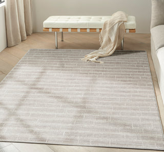 The Rug Corner Calvin Klein Calvin Klein Notes - Ivory/Grey Area Rug NOT04  
