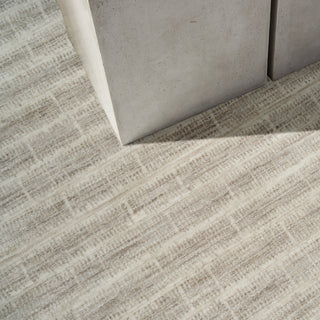 The Rug Corner Calvin Klein Calvin Klein Notes - Ivory/Grey Area Rug NOT04  