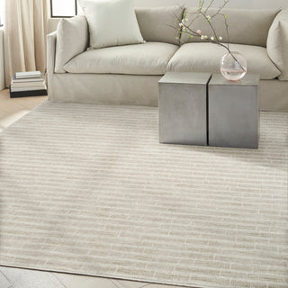 The Rug Corner Calvin Klein Calvin Klein Notes - Ivory/Grey Area Rug NOT04  