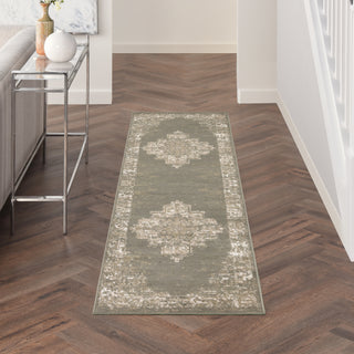 The Rug Corner Nourison Home Grafix GRF14 OLIVE Area Rugs  
