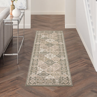 The Rug Corner Nourison Home Nourison Home - Grafix Green Area Rug GRF31  