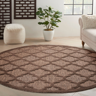 The Rug Corner Nourison Home Easy Care NES01 BROWN Area Rugs  