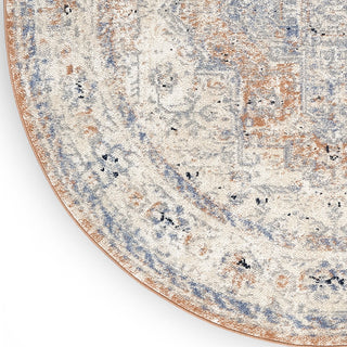 Nourison Home - Nourison Essentials  Beige/Blue Area Rug NRE07