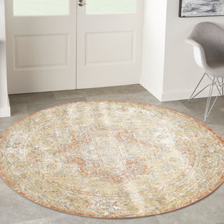 The Rug Corner Nourison Home Nourison Home - Nourison Essentials  Beige/Rust Area Rug NRE07  