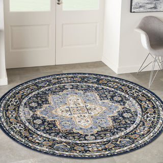 The Rug Corner Nourison Home Nourison Essentials Persian NRE07 NAVY Area Rugs  