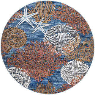 The Rug Corner Nourison Home Seaside SDS04 BLUMT Area Rugs  