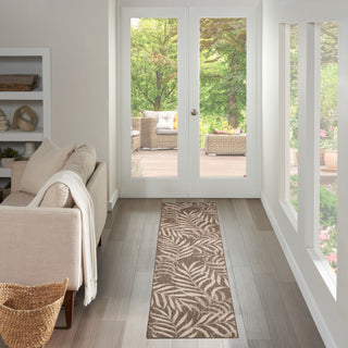 The Rug Corner Nourison Home Garden Oasis GOA01 MOCHA Area Rugs  